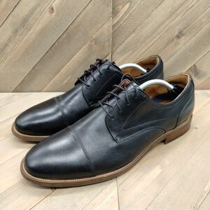 Florsheim Rucci‎ Leather Oxford Dress Shoes Cap Toe Business Casual Size 12 M